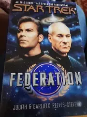 Star Trek Federation Picard Captain Kirk Hardcover Starships Enterprise Epic