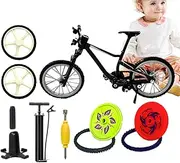Small Cycle Toys | Cycle Ornament Toy with Removable Parts - Miniature Desk Outdoor Sports Ornament for Bookshelf, Windowsill, Bedside