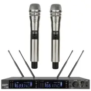2 KSM8 Silver Handheld Digital Wireless Microphone System Professional Singing