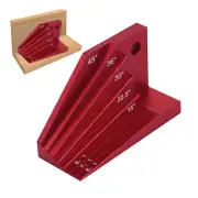 Bevel Block Gauge Aluminum Alloy Measuring Block Angle Finder Protractor Tools
