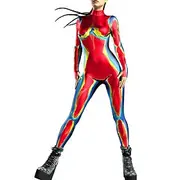 Cosplay Carnival Costume Cosplay Costume Party Costume Bodysuits Adults' Women's One Piece Performance Party Carnival Masquerade Mardi Gras Easy Carnival Costu