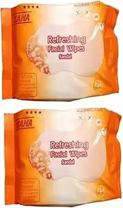 HANUMEX® FACIAL/FACE TISSUES -Wet-MAKEUP REMOVER-Soft Pack of-2 Tissue Paper Face Cleanser/Cleaning Wipes For Women & Girls-Jasmin (25 Tissues)