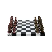 Chess Marble Board w/Resin Pieces
