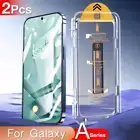 2Pcs Tempered Glass Easy Kit For Samsung Galaxy A71 A55 A54 A53 A52 A51 A50 A40s