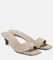 [Toteme] Toteme 55 canvas mules AU 8 grey