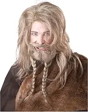California Costumes Men's Viking Wig Beard and Moustache