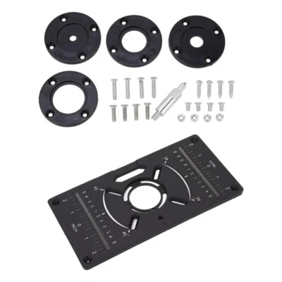 Aluminum Router Table Insert Plate for Various Woodworking Applications