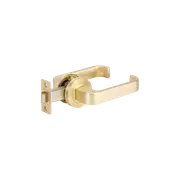Zanda 165mm Satin Brass Streamline Passage Set