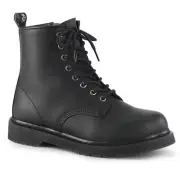 Pleaser Demonia Mid Calf Unisex Boot Side Zip Adult Women Shoes Boots Bolt/100