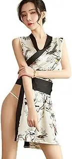 [YEBAODUO] Women's Japanese Kimono Sexy Traditional Robe Lingerie Yukata Ladies Costumes Pajamas ﻿
