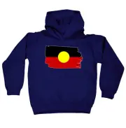 Aboriginal Indigenous Flag Australia - Kids Children Hoodie