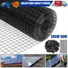 30m Solar Panel Bird Proofing KIT Stainless Steel Mesh 100Aluminium Fasteners AU