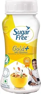 Sugar Free Gold is Equal to Zero Calories Low Calorie Sugar Substitute Powder Concentrate Table Top Sweetener 100g (3.5 Oz)