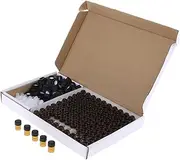 Generic Travel Oil Containers in Amber - Refillable and Leakproof