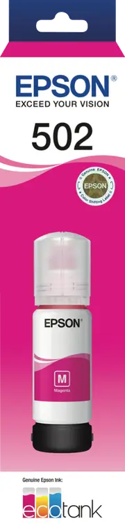 Epson T502 EcoTank Magenta Ink Bottle