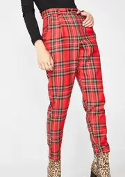 [LOVE TOO TRUE] Plaid Aubrey Classic Trousers