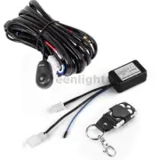 Wiring Harness Kit On Off Switch Relay Remote Control Strobe LED Work Light Bar