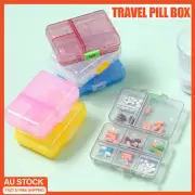 Travel Pill Case Pocket Pharmacy Portable Small Organizer Weekly Medicine Box