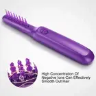Purple Hair Brush Negativeion Preventing Pulling Wet Dry Tame the Mane Electric