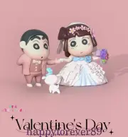 XFG Studio Crayon Shin-chan Resin Statue Pre-order Suotome Ai Wedding H14cm New