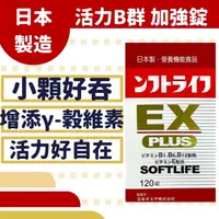 在飛比找蝦皮商城精選優惠-【現貨】 日本活力B群 EX PLUS加強錠120錠 維生素