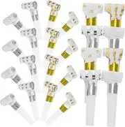 OFFSCH 24PCS Blowouts Noisemakers for Birthday Parties Celebrations Fun Whistles Cheerful Props Eye Catching Party Accessory for Adults Versatile Event Blowers for All Gatherings