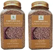 Farm Royale Carom/Ajwain Whole -1+1 Combo-(200gm & 200gm)|| Empowering Women