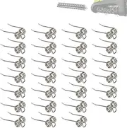 29272 Durable Steel Dethatcher Tines, Compatible with Greenworks 27022 29272 2500600G 10 Amp 14" Corded Dethatcher, Durable Steel Scarifier Tines Parts, Lawn Tractor Attachments Set, 27 Pack