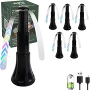 Fly Fans for Tables 6 Pack Adjustable for Outdoor or Indoors USB or Batteries Po
