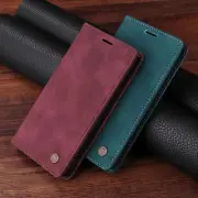 For Samsung Galaxy Note20 Ultra Soft PU Leather Magnetic Flip Card Wallet Case