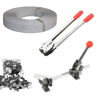 Strap Tensioner Hand Tool Machine Bundle w/ Strapping + Buckles Or Standalone