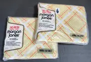 1970's Vintage MORGAN JONES Double/Full Flat Sheet No-Iron Luxury Muslin USA