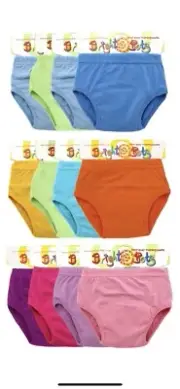 Bright Bots 4 Pk Reusable Potty Training Pants Washable Pull Up Pants Various