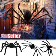 Scary Giant Spiders Black Spider Halloween Spiders Outdoor Decoration Props AU
