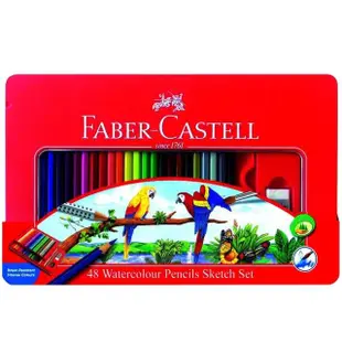 【Faber-Castell】水性色鉛筆48色(115939)