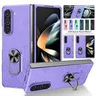 For Samsung Galaxy Z Fold 6 5 4 3 2 Case Shockproof Ring Case Slim Rugged Cover