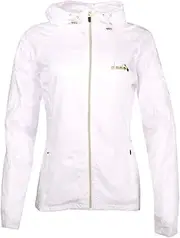 [Diadora] Womens Gold Windbreaker Running Athletic Outerwear Breathable - White - Size S