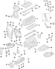 Genuine Volkswagen Camshaft 06Q-109-021-C