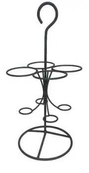 Table-Top 4-Bottle Wine Rack