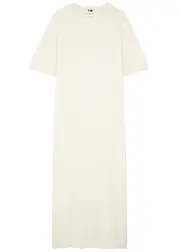Extreme Cashmere N°321 Kris Cotton-blend Midi Dress - White - One Size ONE SIZE