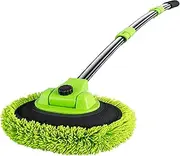 Car Wash Brush with Handle, Car Wash Mop Brush | Vehicle Cleaning Mop with Long Handle - Multipurpose Car Cleaning Supplies, Dust Removal Tool for Walls, Ceilings, Tiles, Floors