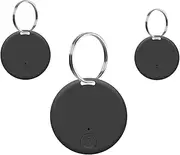Safesync GPS Tracker, GPS Anti-Lost Tracker,Tracking Device, Positioning Device, Anti-Lost Locator, Positioning Bluetooth Artifact for The Elderly or Car, Luggage (Black-3pcs)