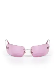 Purple Rectangle Tinted Sunglasses