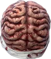 [Generic] Brain Beanie Hat,Novelty Brain Beanies | 3D Realistic Costume Accessory Photo Prop for Birthday Comedy Stage Festival Performance Adults Men Haunted House