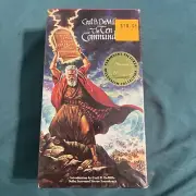 Factory Sealed Cecil B. DeMille's "The 10 Commandments" Charlton Heston 1990 VHS