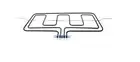 DELONGHI OVEN/GRILL ELEMENT 1250W/2200W ORIGINAL P/N DL062075004 D906GWF D90G