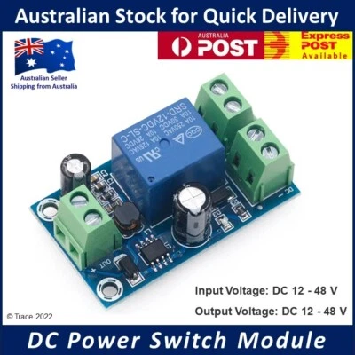Automatic DC Power Switching Module - UPS Battery Backup Board 10A - 12V to 48V