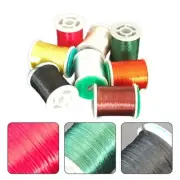 Light Brown 250m Spool Fly Tying Thread High Quality Flash Tinsel Thread