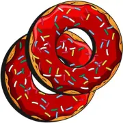GripDonuts.com® Premium Grip Donuts for Dirt Bike Motorcycle BMX - Red Doughnut