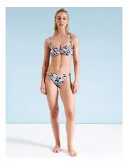 [Chloe & Lola] Jada Bikini Bottom in Navy Floral Print